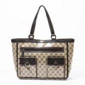 GUCCI 'ABBEY POCKET' GG CRYSTA