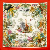 GUCCI "AFRICAN SAFARI" SILK SC