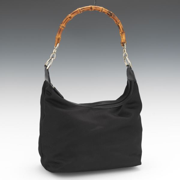 GUCCI BAMBOO TOP HANDLE HOBO 10"