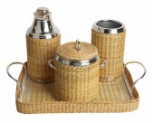 GUCCI BAR SETchromed metal and