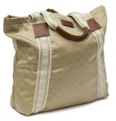 GUCCI BEIGE MONOGRAMMED TOTE B