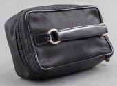 GUCCI BLACK LEATHER AND NYLON