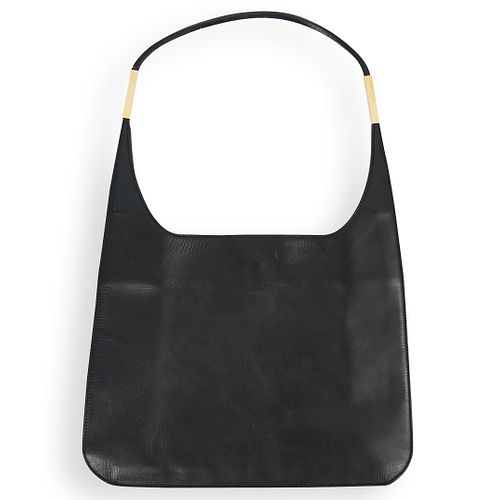 GUCCI BLACK LEATHER SHOULDER
