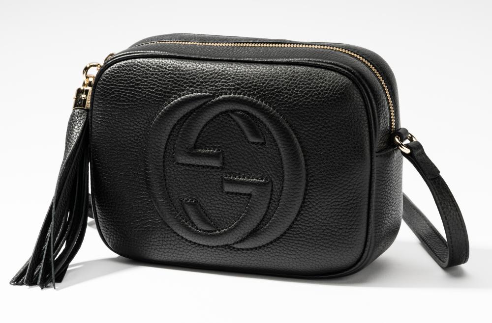 GUCCI BLACK LEATHER SOHO DISCO