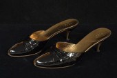 Gucci black patent leather hig