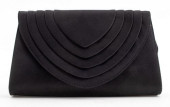 GUCCI BLACK SATIN CLUTCH EVENI