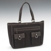 GUCCI BROWN GG CANVAS ABBEY PO