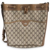 GUCCI CANVAS BUCKET BAGDESCRIP
