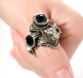 GUCCI CRYSTAL CHEETAH RING SIZ