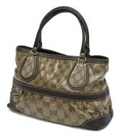 GUCCI CRYSTAL TOTE BAG IN GG C