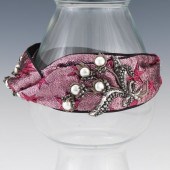 GUCCI EMBELLISHED LAMé HEADBAN