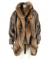 GUCCI FUR-TRIMMED WOOL & MOHAI