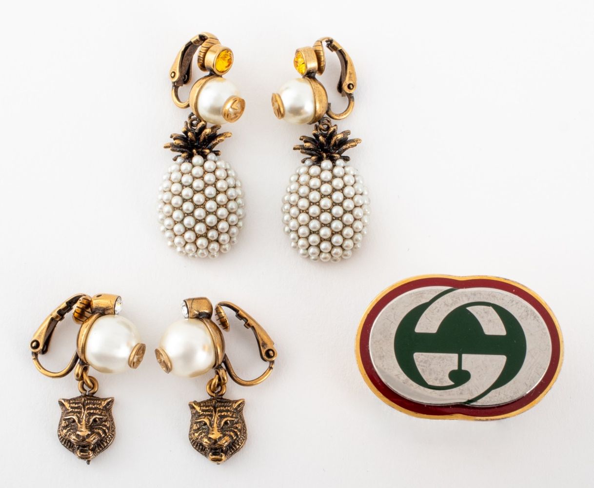 GUCCI GOLD-TONE METAL JEWELRY, 3