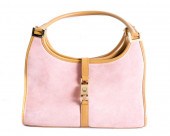 GUCCI JACKIE O BAG IN ROSE SUE