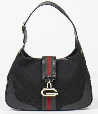 GUCCI 'JUNCO' GG MONOGRAM BLACK