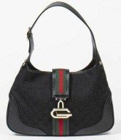 GUCCI 'JUNCO' GG MONOGRAM BLAC