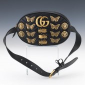 GUCCI LEATHER BELT BAG WITH IN