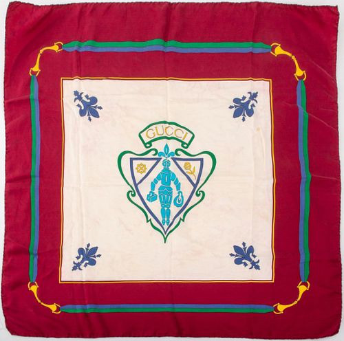 GUCCI MEDIEVAL KNIGHT SILK