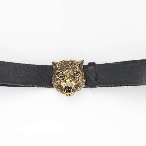 GUCCI MEN'S FELINE HEAD ACCENT
