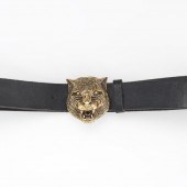 GUCCI MEN'S FELINE HEAD ACCENT