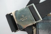GUCCI MONOGRAM CANVAS FANNY PA