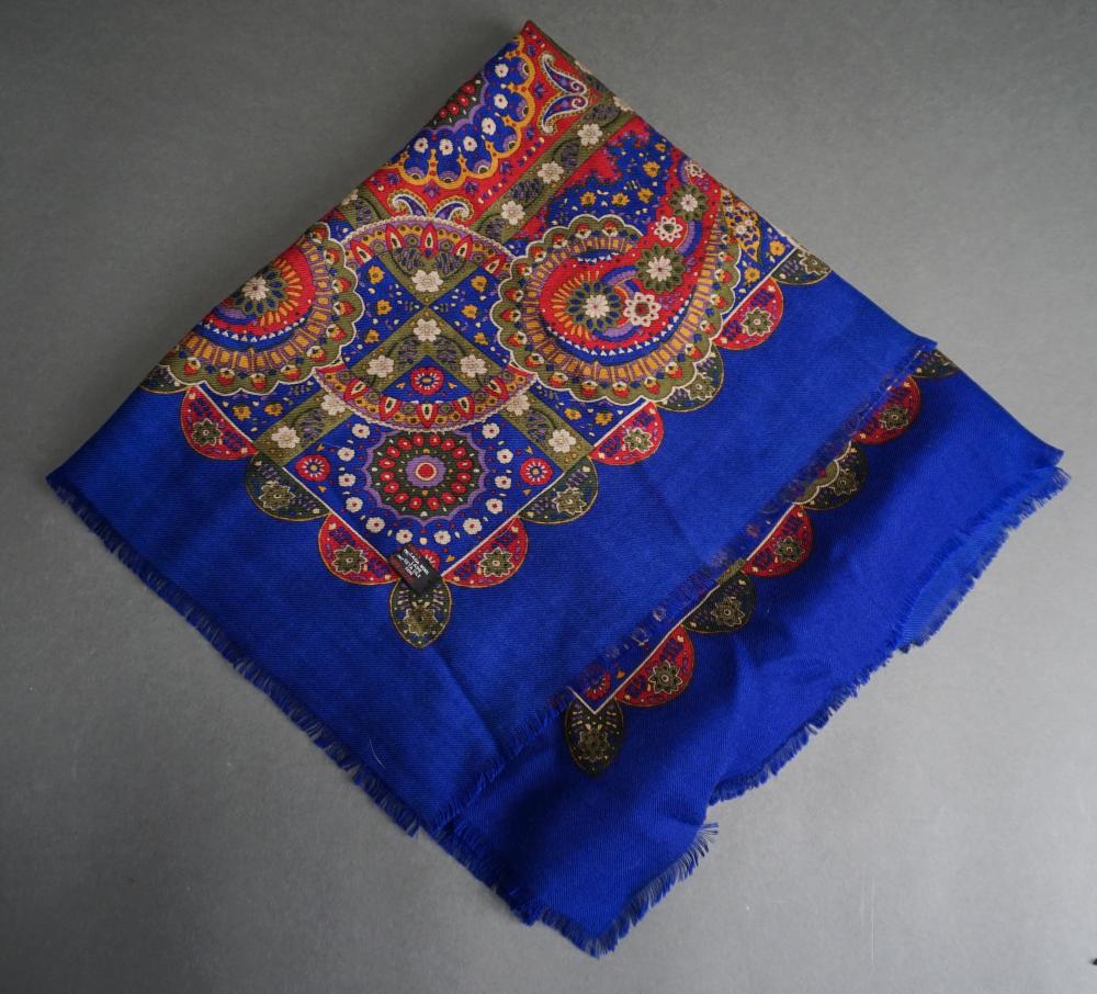 GUCCI PAISLEY WOOL SHAWLGucci