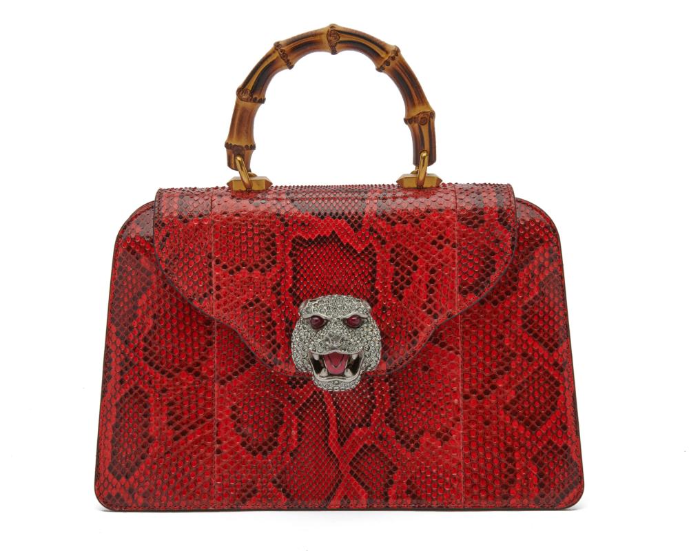 GUCCI RED SNAKESKIN 'JUVENILIA'