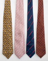 GUCCI SILK TIES, 4 Four Gucci