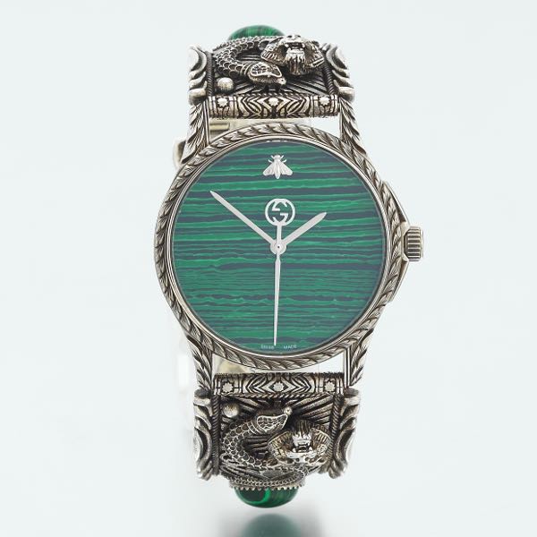 GUCCI STERLING SILVER AND FAUX