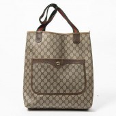 GUCCI SUPREME WEB COATED CANVA