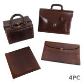GUCCI VINTAGE LEATHER PORTFOLI