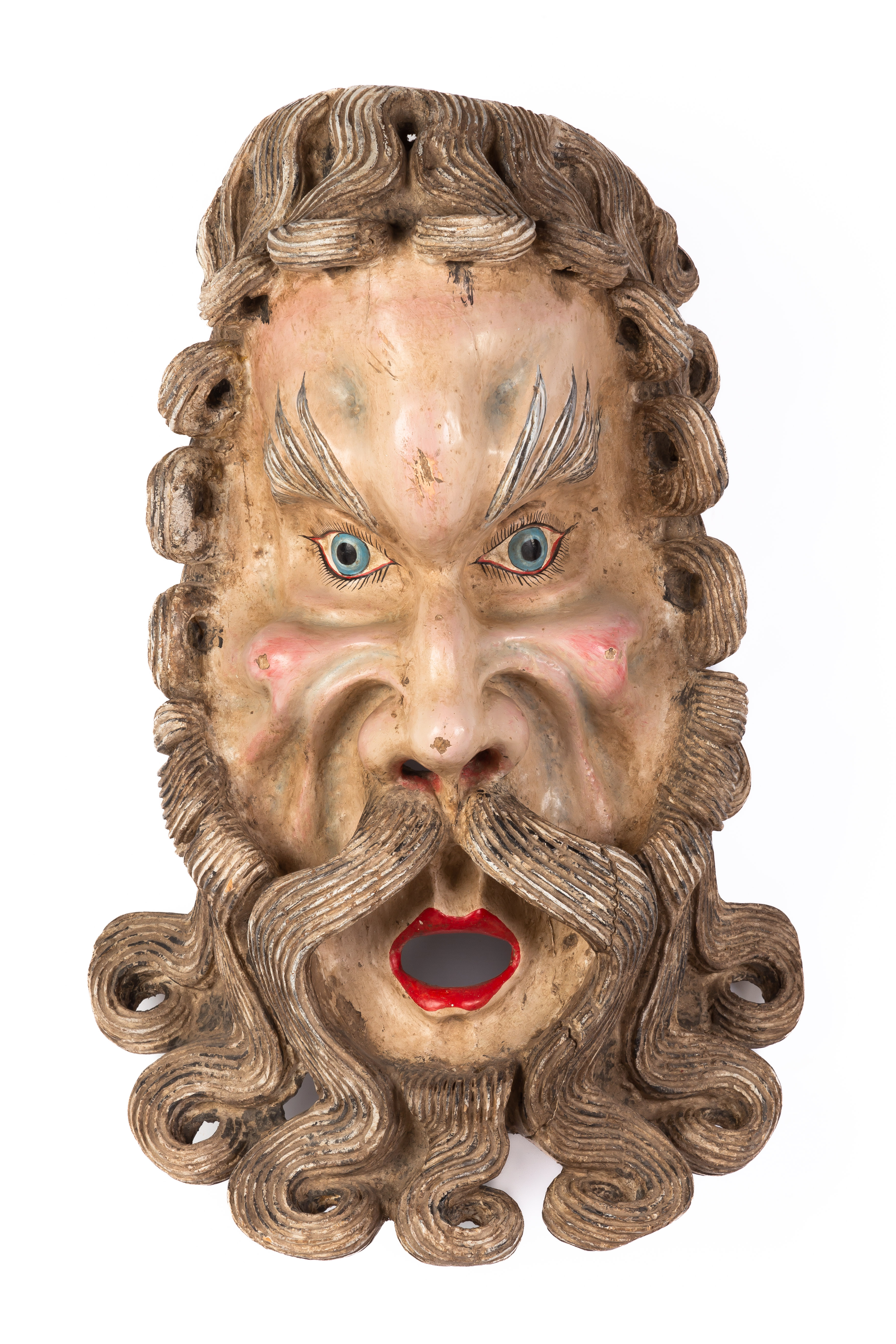GUERRERO DANCE MASK Carved and