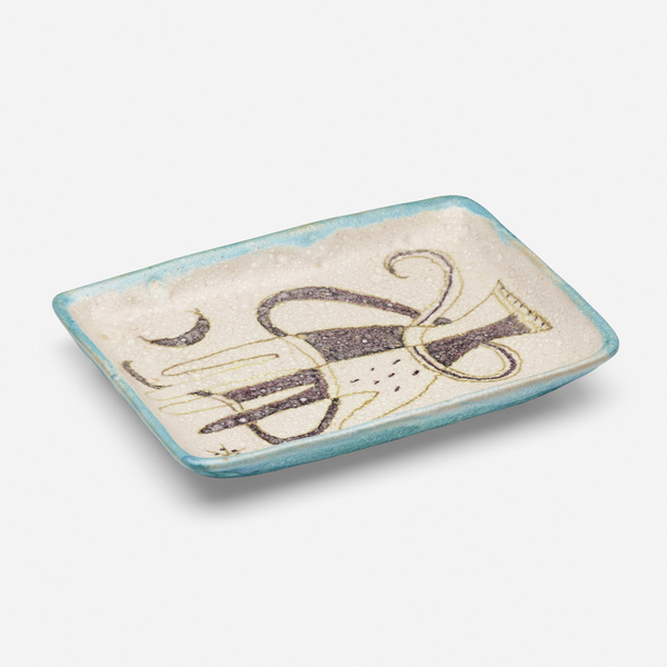 Guido Gambone. Tray. c. 1950,