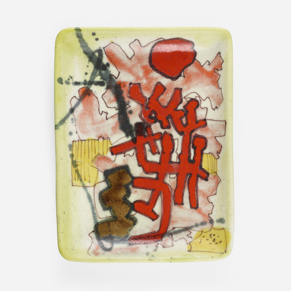 Guido Gambone. Tray. c. 1960,