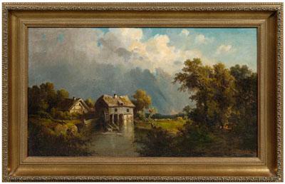 Guido Hampe painting (German,