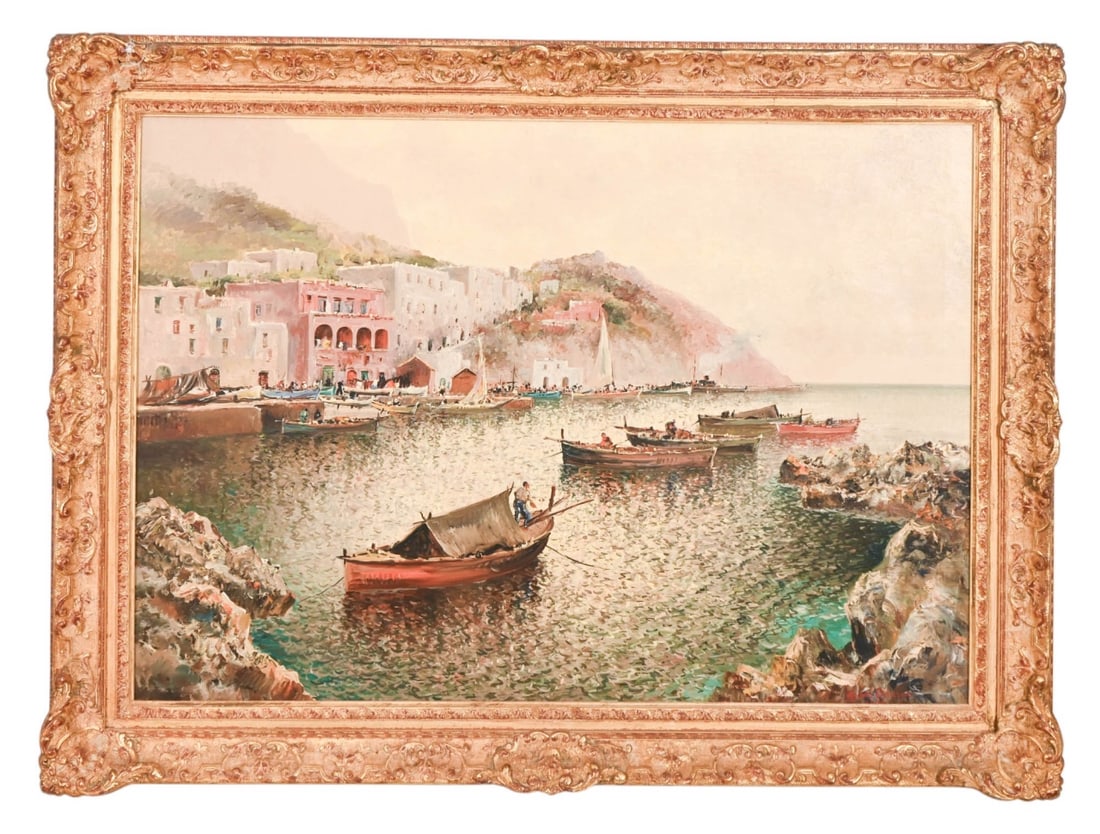 GUIDO ODIERNA SIGNED OIL PAINTING