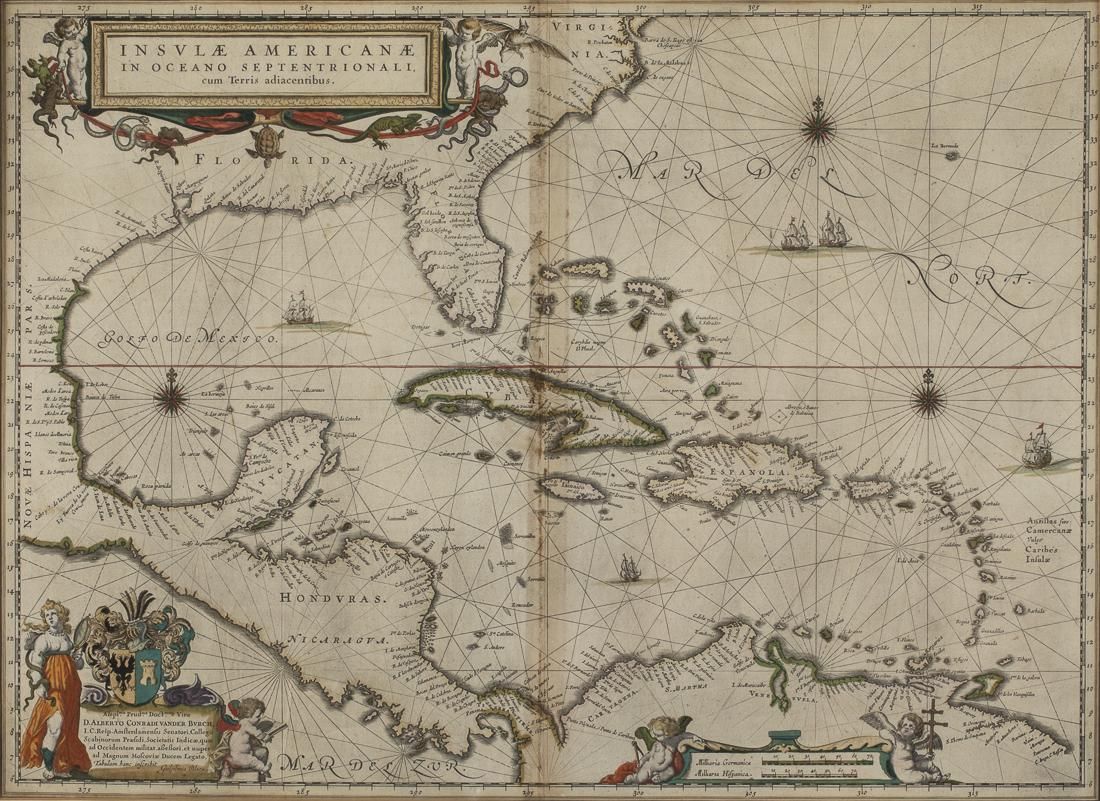 GUILJELMUS BLAEU MAP OF THE