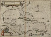 GUILJELMUS BLAEU MAP OF THE CA