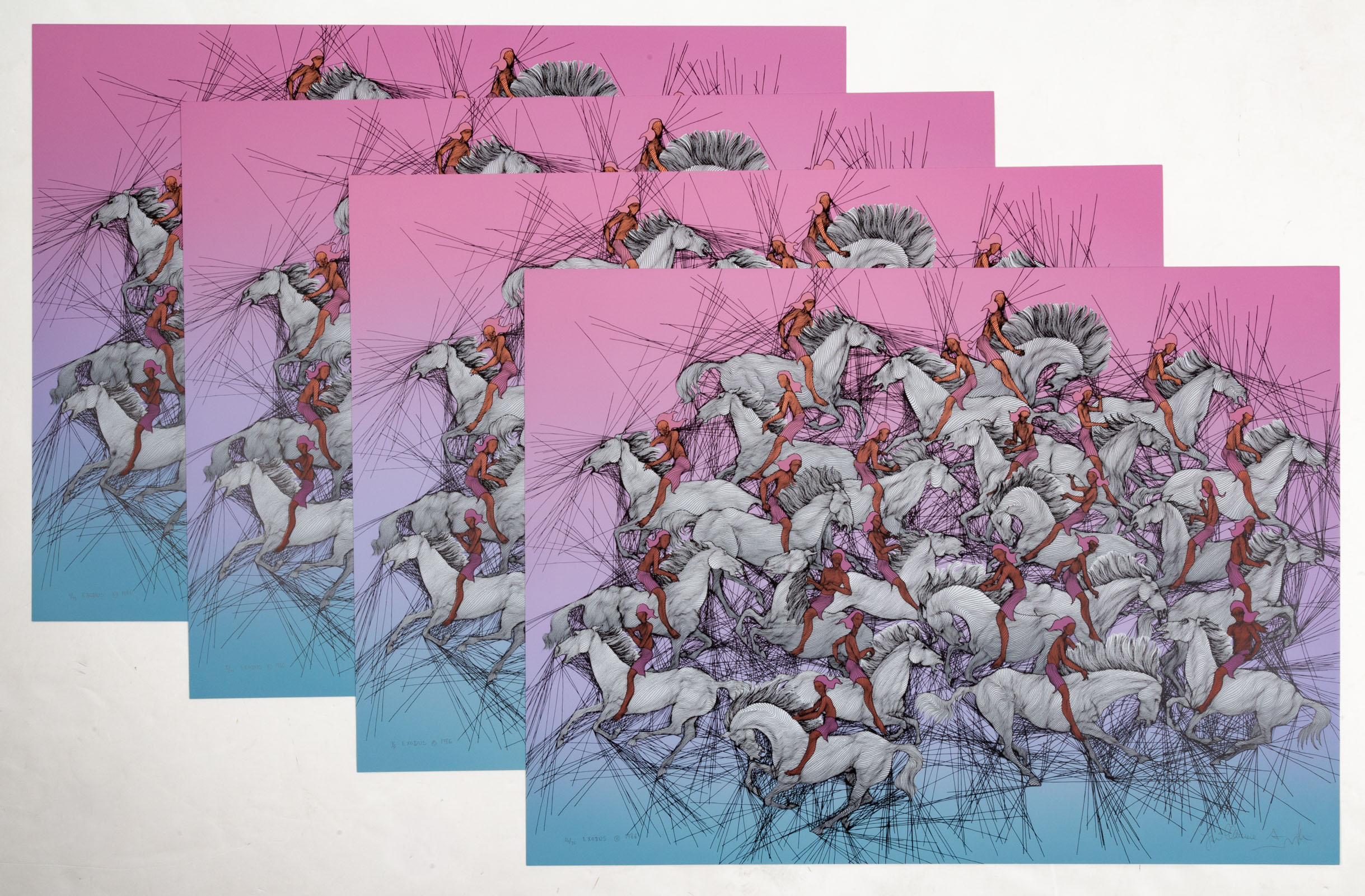 GUILLAUME AZOULAY. "EXODUS," FOUR