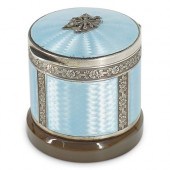 GUILLOCHE SILVER INKWELLDESCRI
