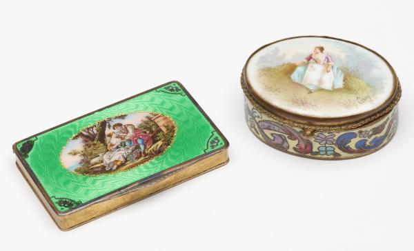 GUILLOCHE STERLING SNUFF &