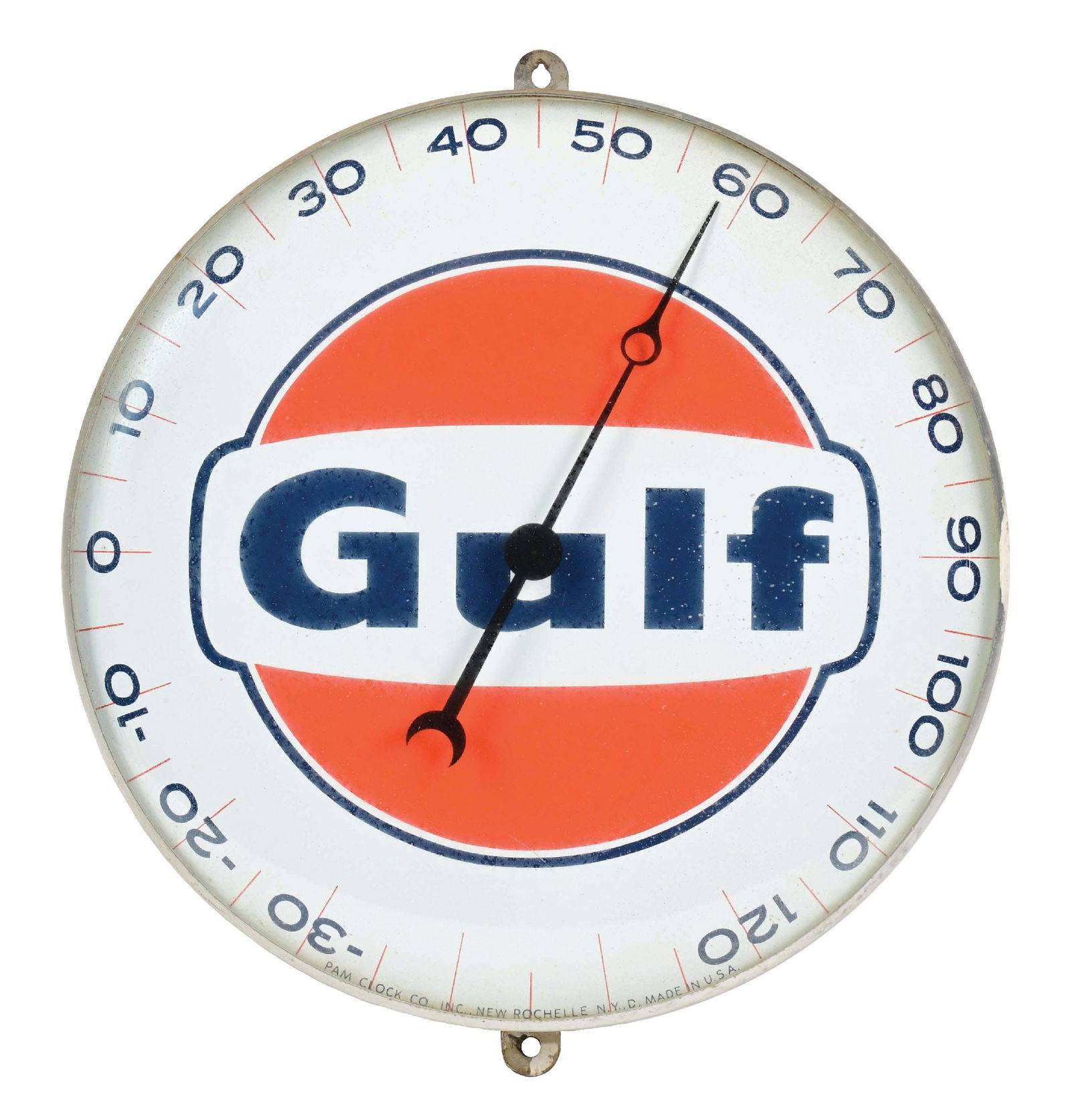 GULF SERVICE STATION GLASS FACED