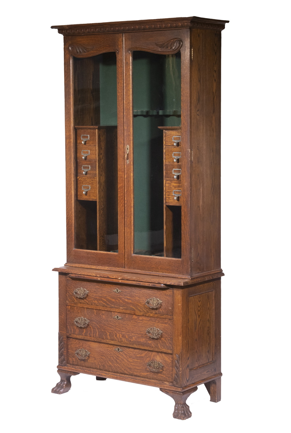 GUN CABINET BY J. FRANK HOLT,