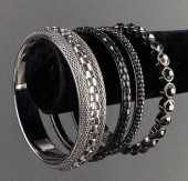GUNMETAL & SILVER-TONE MARCASI