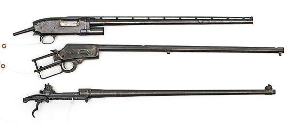 Gunsmith's Lot of Three Barreled