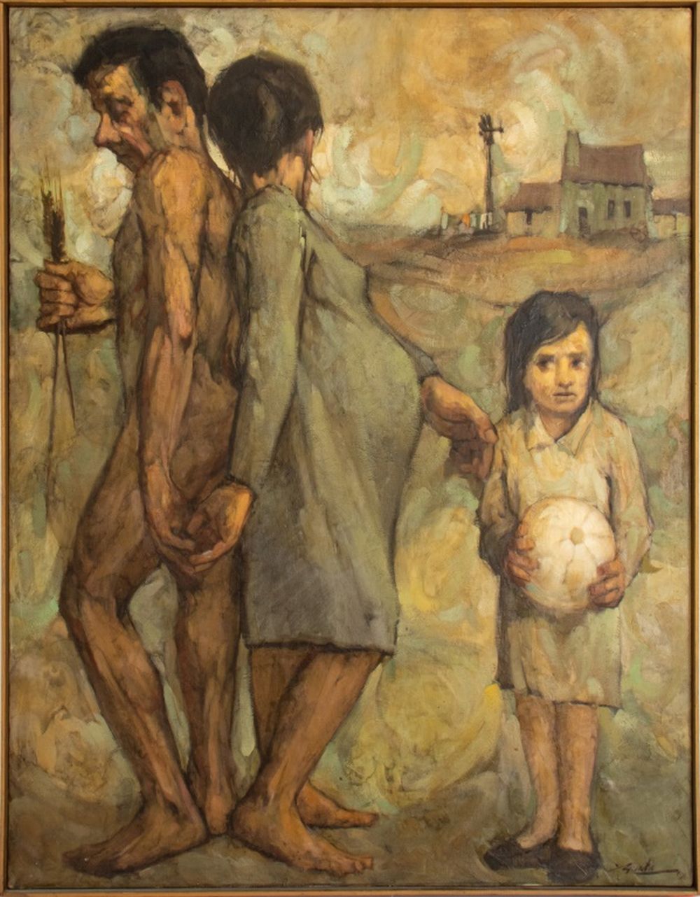 GUNTA "COMPOSICION" FIGURATIVE