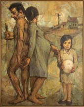 GUNTA "COMPOSICION" FIGURATIVE