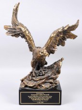 GUNTHER EAGLE PRESENTED TO GEN