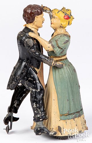GUNTHERMANN PAINTED TIN CLOCKWORK
