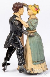 GUNTHERMANN PAINTED TIN CLOCKW